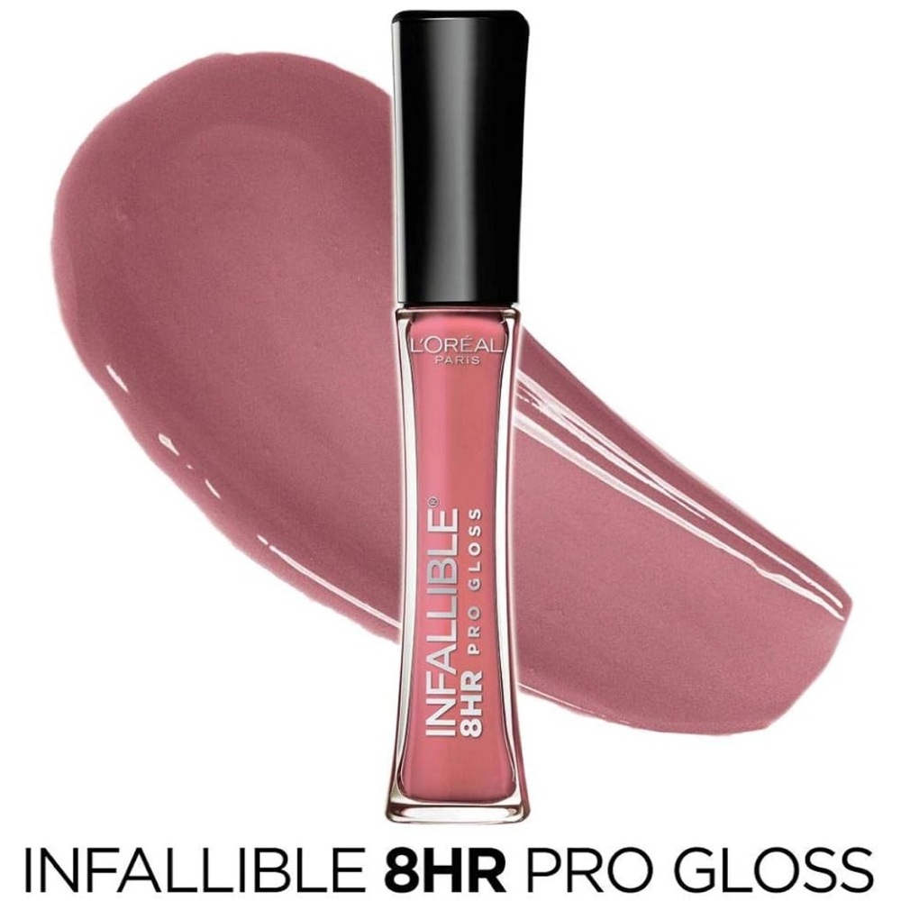 L’Oreal Paris Makeup Infallible 8 Hour Hydrating Lip Gloss, 115 Blush
